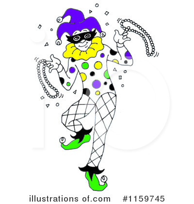Royalty-Free (RF) Mardi Gras Clipart Illustration by LoopyLand - Stock Sample #1159745