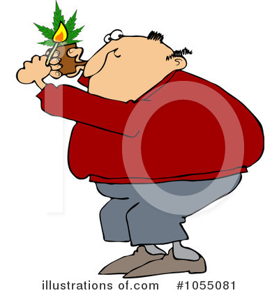 Royalty-Free (RF) Marijuana Clipart Illustration by djart - Stock Sample #1055081