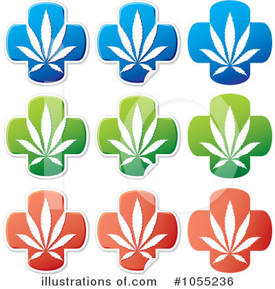 Royalty-Free (RF) Marijuana Clipart Illustration by Any Vector - Stock Sample #1055236