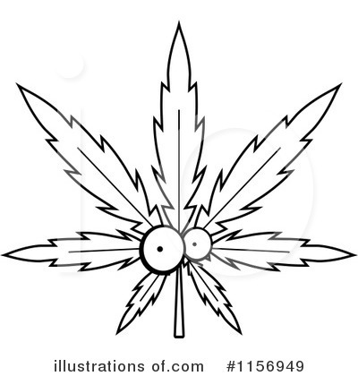 Cannabis Clipart #1156949 by Cory Thoman