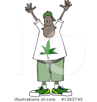 Royalty-Free (RF) Marijuana Clipart Illustration by djart - Stock Sample #1363743