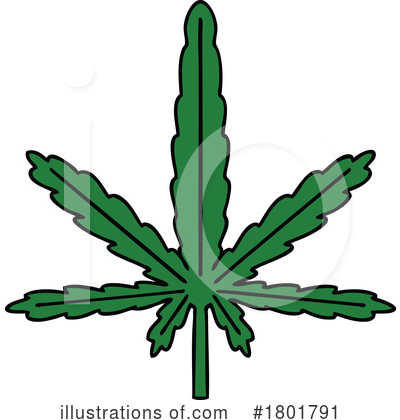 Royalty-Free (RF) Marijuana Clipart Illustration by lineartestpilot - Stock Sample #1801791