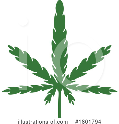 Royalty-Free (RF) Marijuana Clipart Illustration by lineartestpilot - Stock Sample #1801794