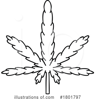 Royalty-Free (RF) Marijuana Clipart Illustration by lineartestpilot - Stock Sample #1801797