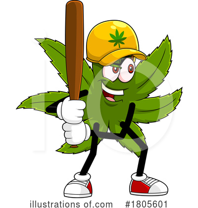 Royalty-Free (RF) Marijuana Clipart Illustration by Hit Toon - Stock Sample #1805601