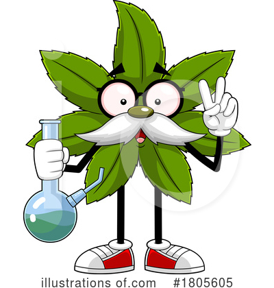 Royalty-Free (RF) Marijuana Clipart Illustration by Hit Toon - Stock Sample #1805605