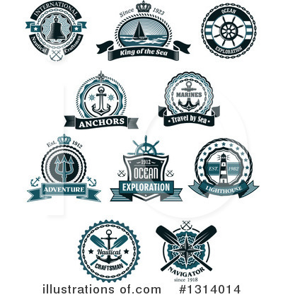 Maritime Clipart #1314014 - Illustration by Vector Tradition SM
