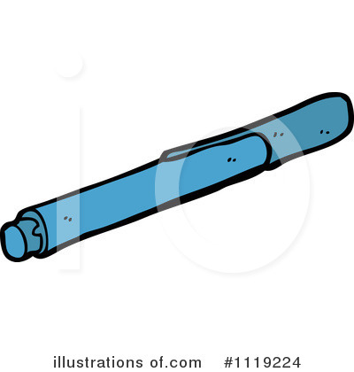 Pen Clipart #1119224 by lineartestpilot