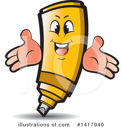 Marker Clipart #1417940 by Lal Perera
