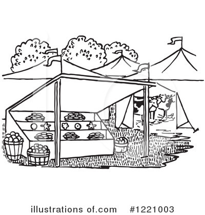 Royalty-Free (RF) Market Clipart Illustration by Picsburg - Stock Sample #1221003