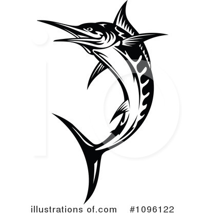 Royalty-Free (RF) Marlin Clipart Illustration by Vector Tradition SM - Stock Sample #1096122
