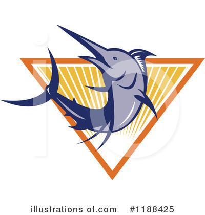 Royalty-Free (RF) Marlin Clipart Illustration by patrimonio - Stock Sample #1188425