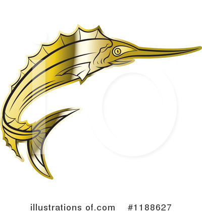 Royalty-Free (RF) Marlin Clipart Illustration by Lal Perera - Stock Sample #1188627