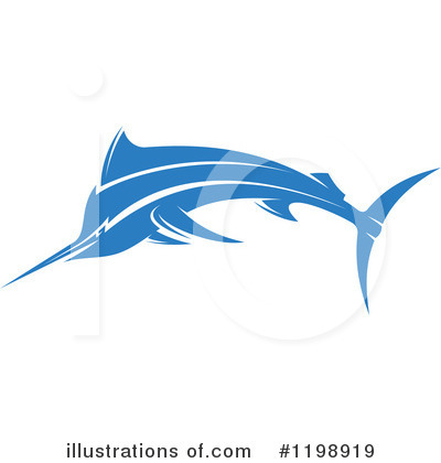 Royalty-Free (RF) Marlin Clipart Illustration by Vector Tradition SM - Stock Sample #1198919