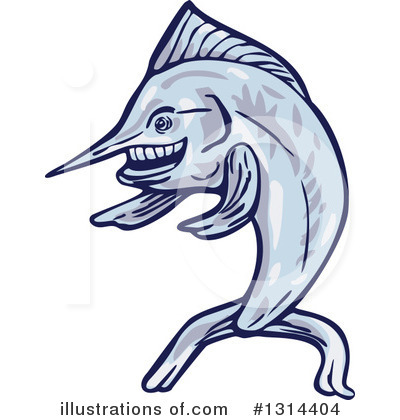 Swordfish Clipart #1314404 by patrimonio