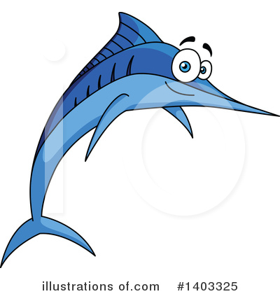 Royalty-Free (RF) Marlin Clipart Illustration by Vector Tradition SM - Stock Sample #1403325