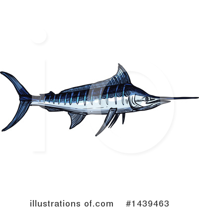 Royalty-Free (RF) Marlin Clipart Illustration by Vector Tradition SM - Stock Sample #1439463