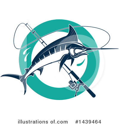 Fishing Pole Clipart #1439464 by Vector Tradition SM