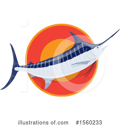 Marlin Clipart #1560233 by Vector Tradition SM