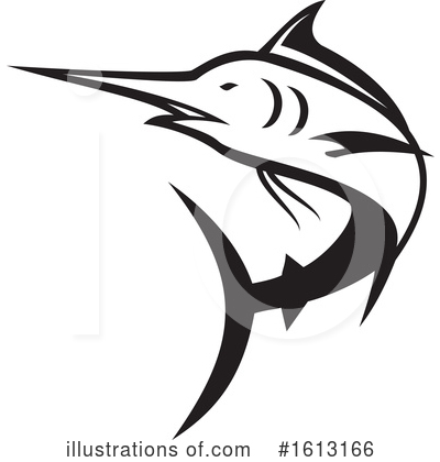 Royalty-Free (RF) Marlin Clipart Illustration by patrimonio - Stock Sample #1613166