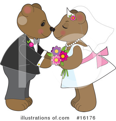 Kissing Clipart #16176 by Maria Bell
