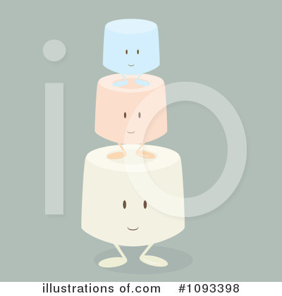 Royalty-Free (RF) Marshmallow Clipart Illustration by Randomway - Stock Sample #1093398