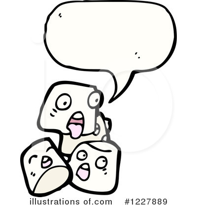 Royalty-Free (RF) Marshmallow Clipart Illustration by lineartestpilot - Stock Sample #1227889