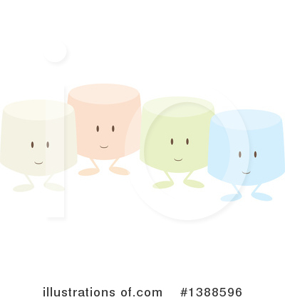 Marshmallows Clipart #1388596 by Randomway