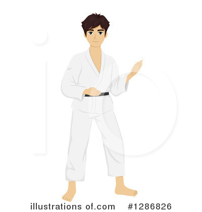 Royalty-Free (RF) Martial Arts Clipart Illustration by BNP Design Studio - Stock Sample #1286826
