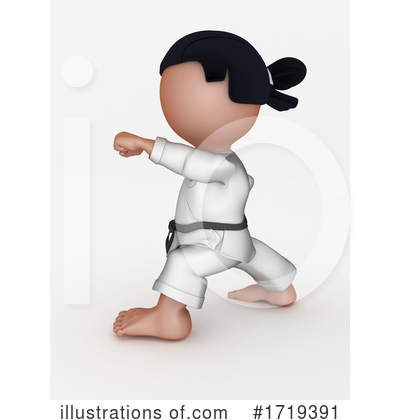 Royalty-Free (RF) Martial Arts Clipart Illustration by KJ Pargeter - Stock Sample #1719391