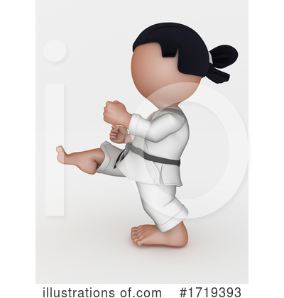 Judo Clipart #1719393 by KJ Pargeter
