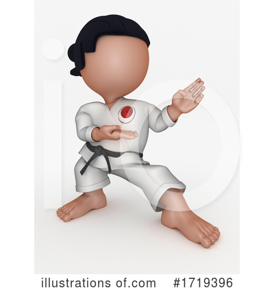Judo Clipart #1719396 by KJ Pargeter