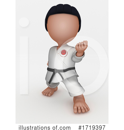 Judo Clipart #1719397 by KJ Pargeter
