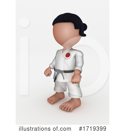 Judo Clipart #1719399 by KJ Pargeter