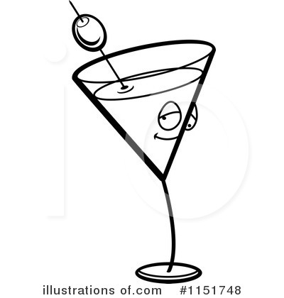Royalty-Free (RF) Martini Clipart Illustration by Cory Thoman - Stock Sample #1151748