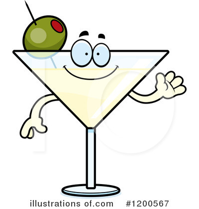 Martini Clipart #1200567 by Cory Thoman