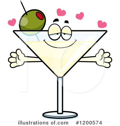 Royalty-Free (RF) Martini Clipart Illustration by Cory Thoman - Stock Sample #1200574