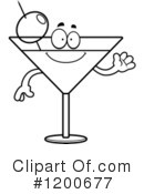 Martini Clipart #1200677 by Cory Thoman