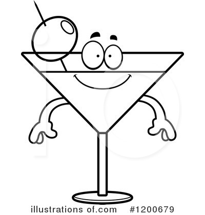 Royalty-Free (RF) Martini Clipart Illustration by Cory Thoman - Stock Sample #1200679