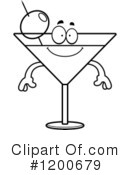 Martini Clipart #1200679 by Cory Thoman