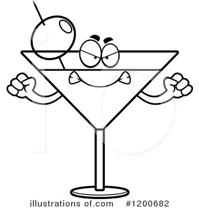 Royalty-Free (RF) Martini Clipart Illustration by Cory Thoman - Stock Sample #1200682