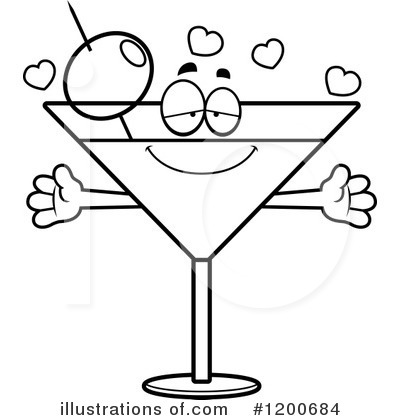 Royalty-Free (RF) Martini Clipart Illustration by Cory Thoman - Stock Sample #1200684