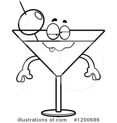 Royalty-Free (RF) Martini Clipart Illustration by Cory Thoman - Stock Sample #1200686