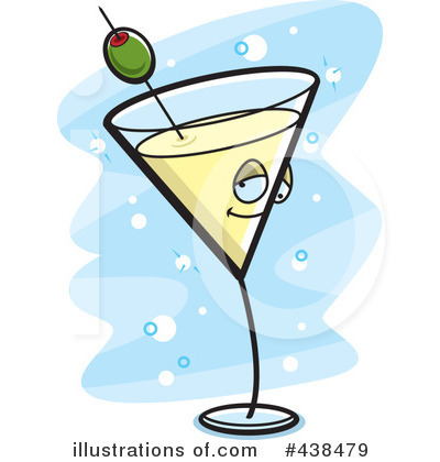 Royalty-Free (RF) Martini Clipart Illustration by Cory Thoman - Stock Sample #438479