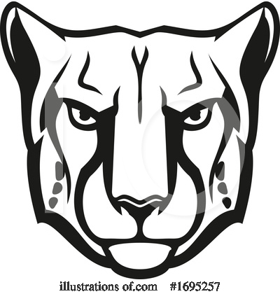 Cheetah Clipart #1695257 by Vector Tradition SM