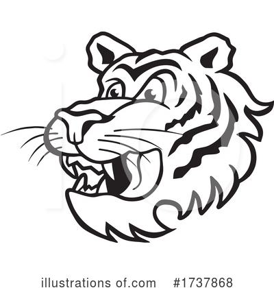 Tigers Clipart #1737868 by Johnny Sajem