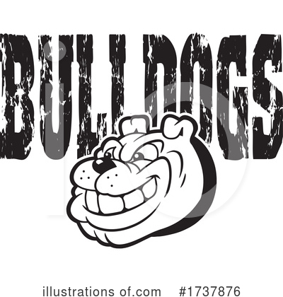 Bulldog Clipart #1737876 by Johnny Sajem