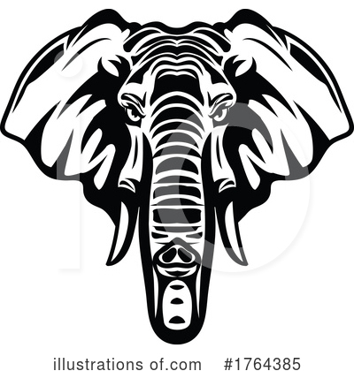 Elephant Clipart #1764385 by Vector Tradition SM