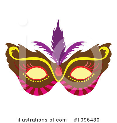 Royalty-Free (RF) Mask Clipart Illustration by Cherie Reve - Stock Sample #1096430