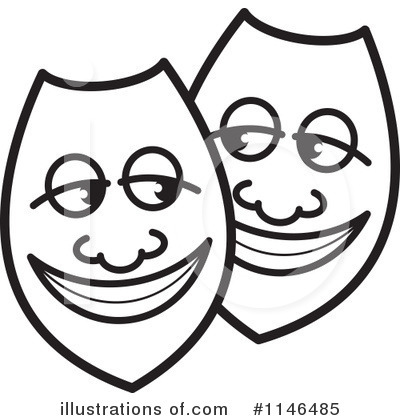 Royalty-Free (RF) Mask Clipart Illustration by Lal Perera - Stock Sample #1146485